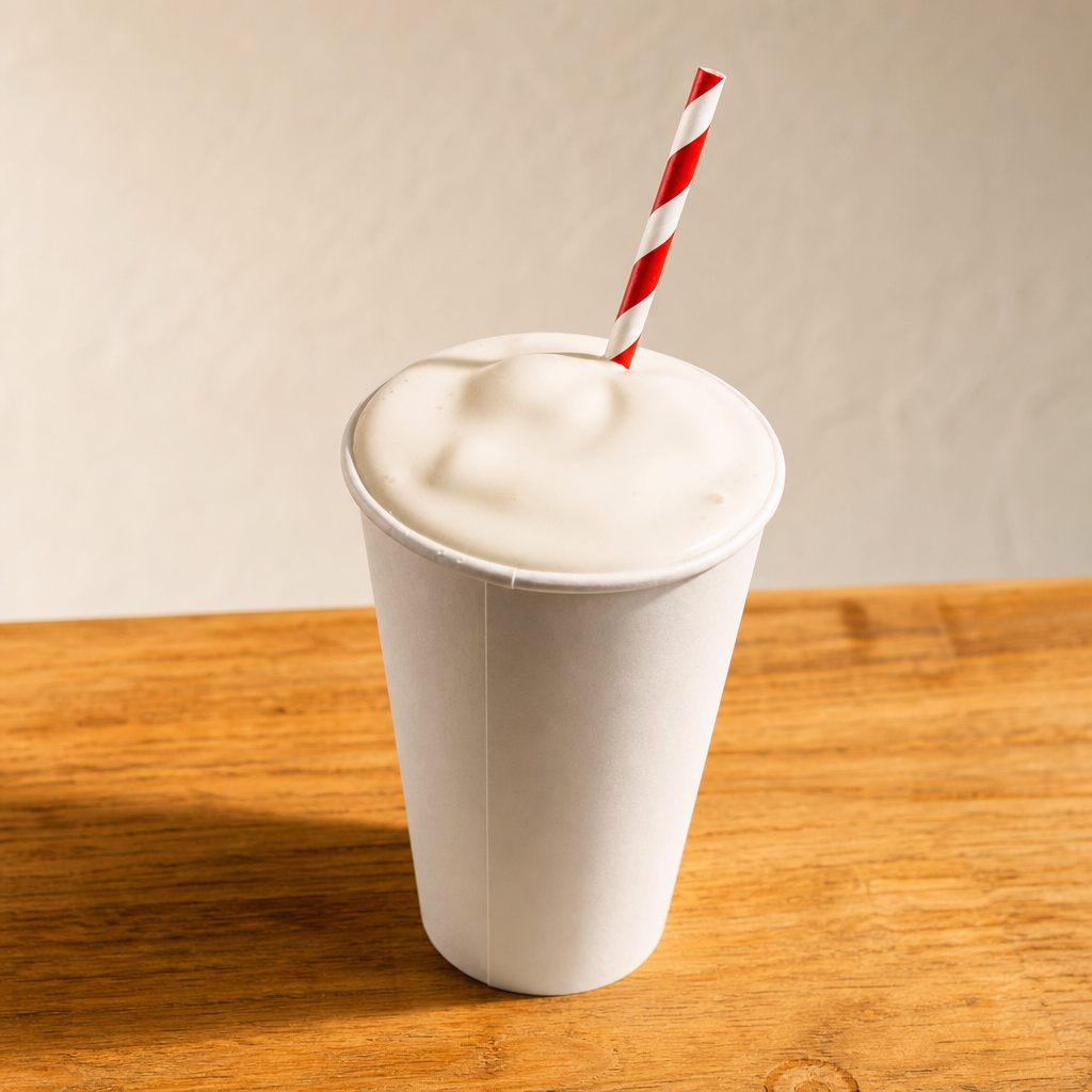 Banana Strawberry Milkshake.
