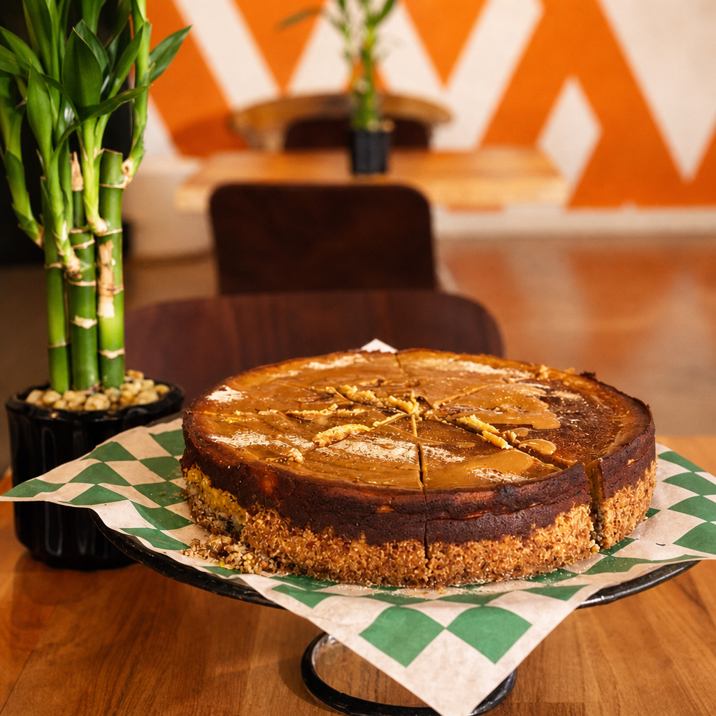 Pumpkin Cheesecake, Large.