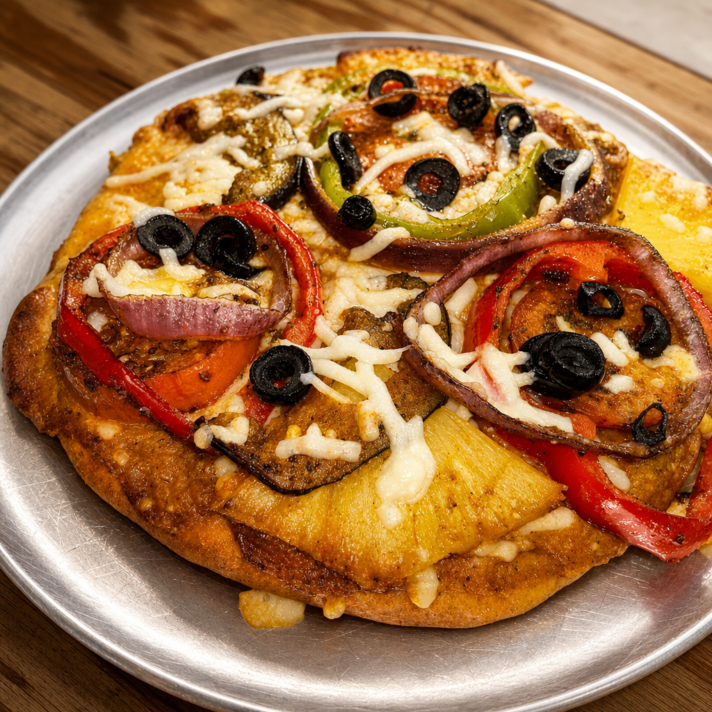 Meatless Lovers Pizza, 10 Inch.