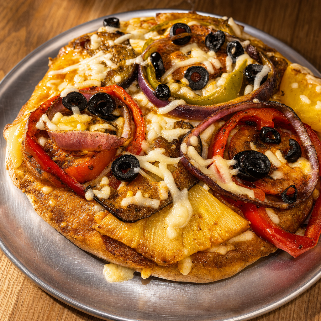 Hawaiian Pizza, Personalized (8 in).