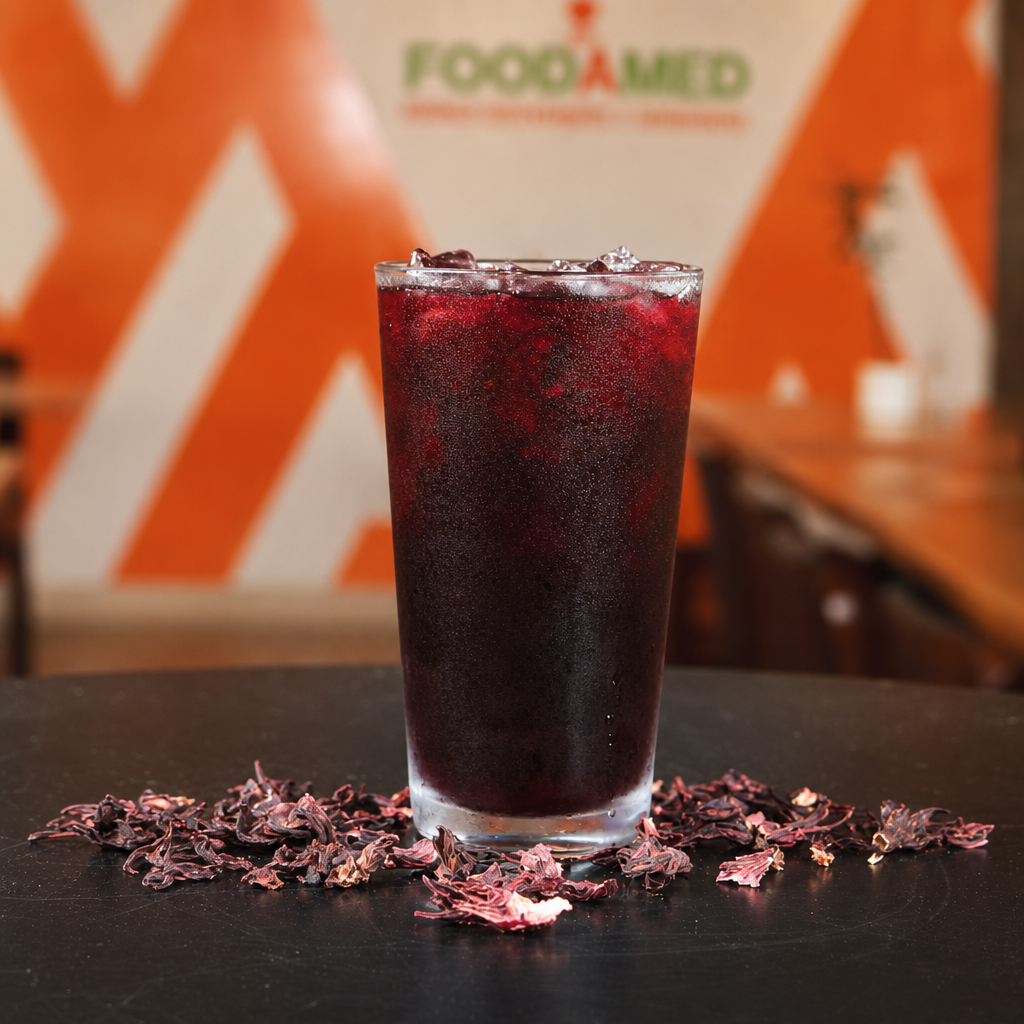 Hibiscus Natural Fruit Drink 16oz.