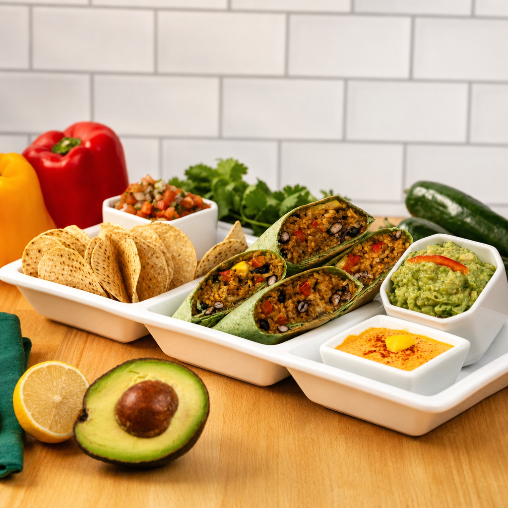 Tex-Mex Veggie Wrap.
