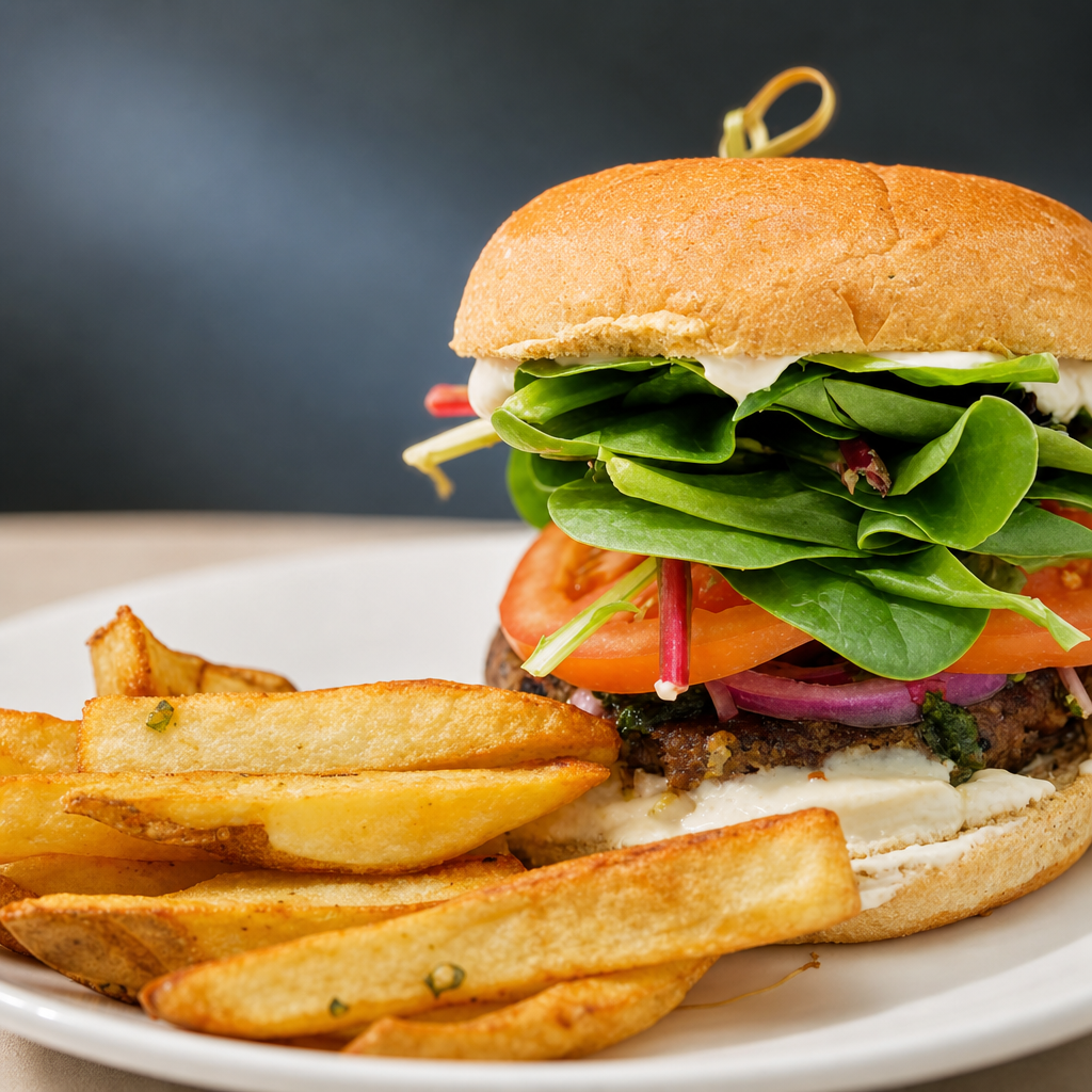 Lentil Burger.