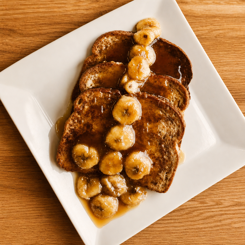 Bananas Foster French Toast.