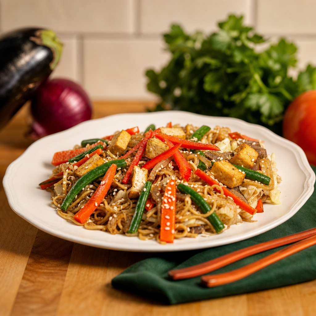 Pancit (Tofu & Veggies Stir Fry).