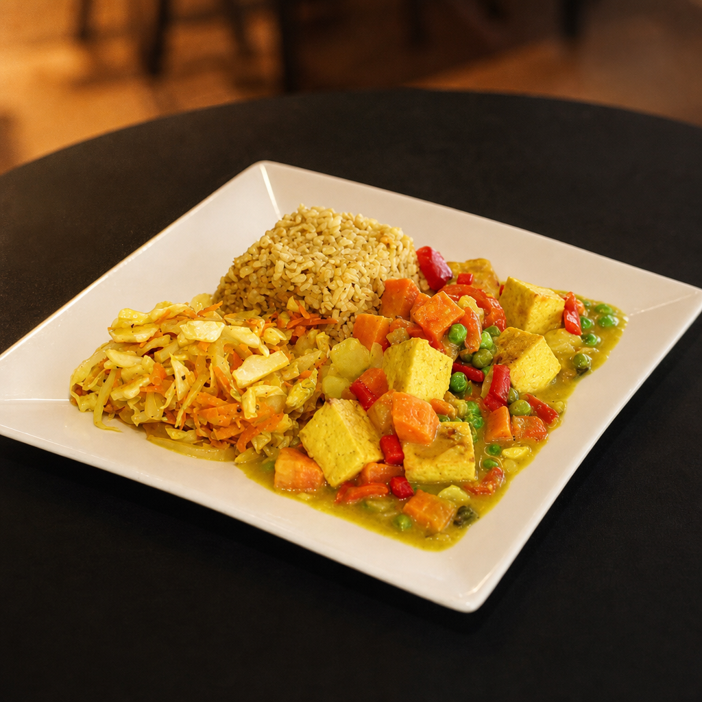 Tofu Coconut Curry.