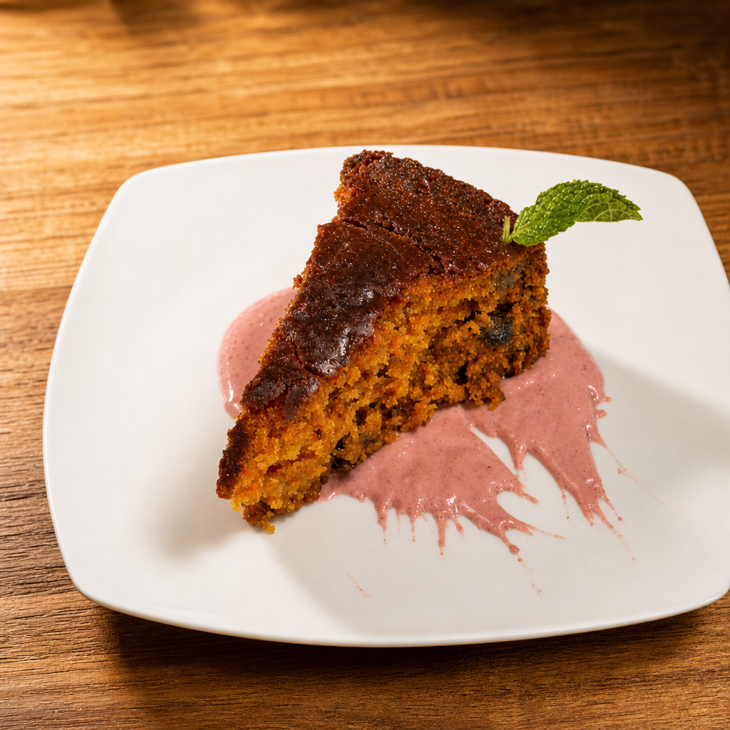 Carrot Cake Slice.