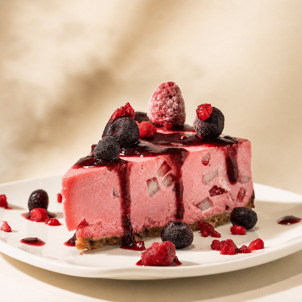 Strawberry Cheesecake Slices.