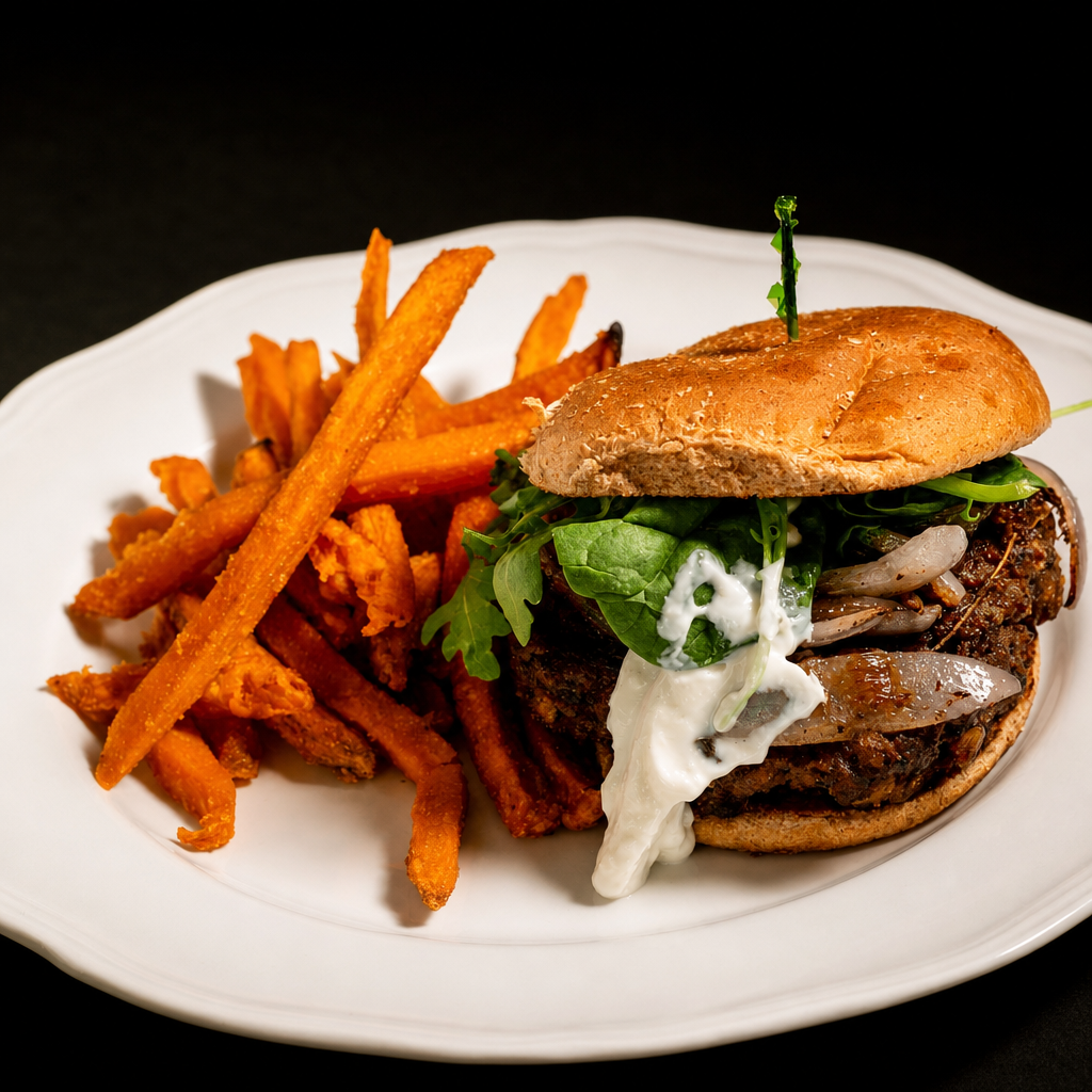 Walnut Oats Burger.
