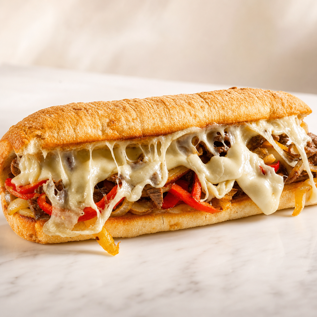 Cheese Steak The Works Sub (Sub).