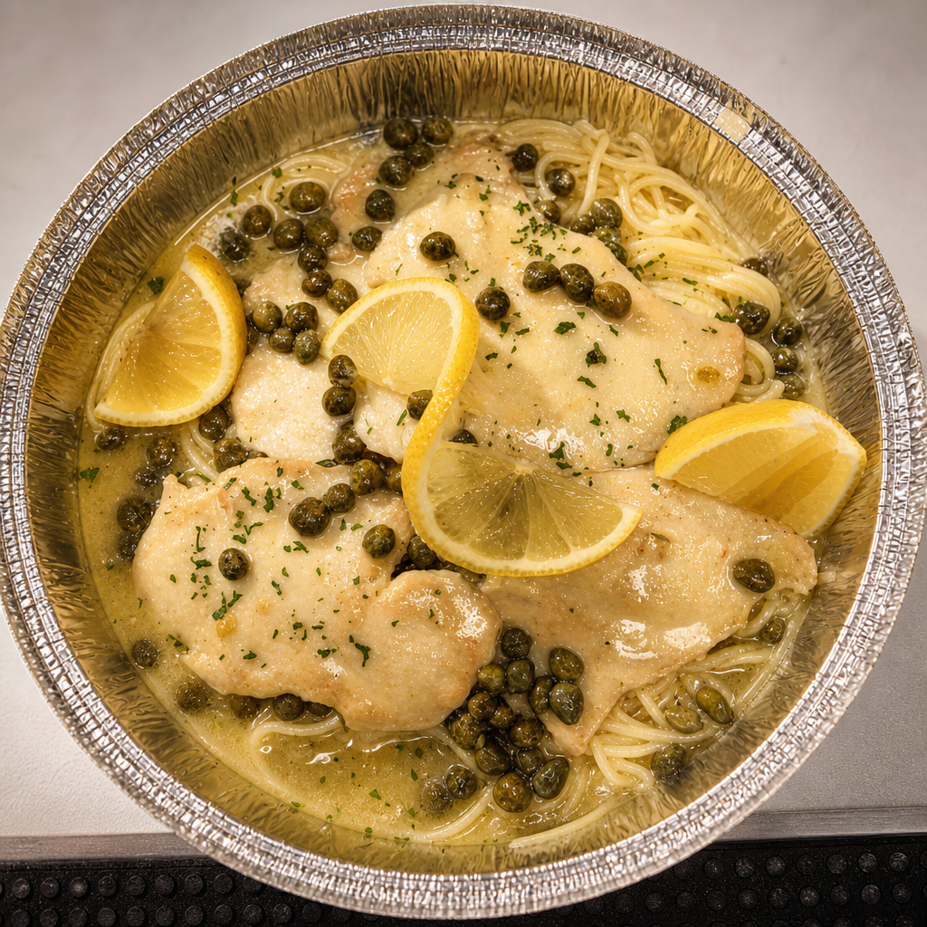 Chicken Piccata Lunch.
