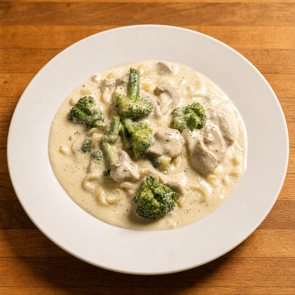 Fettuccine With Chicken & Broccoli (Pasta).