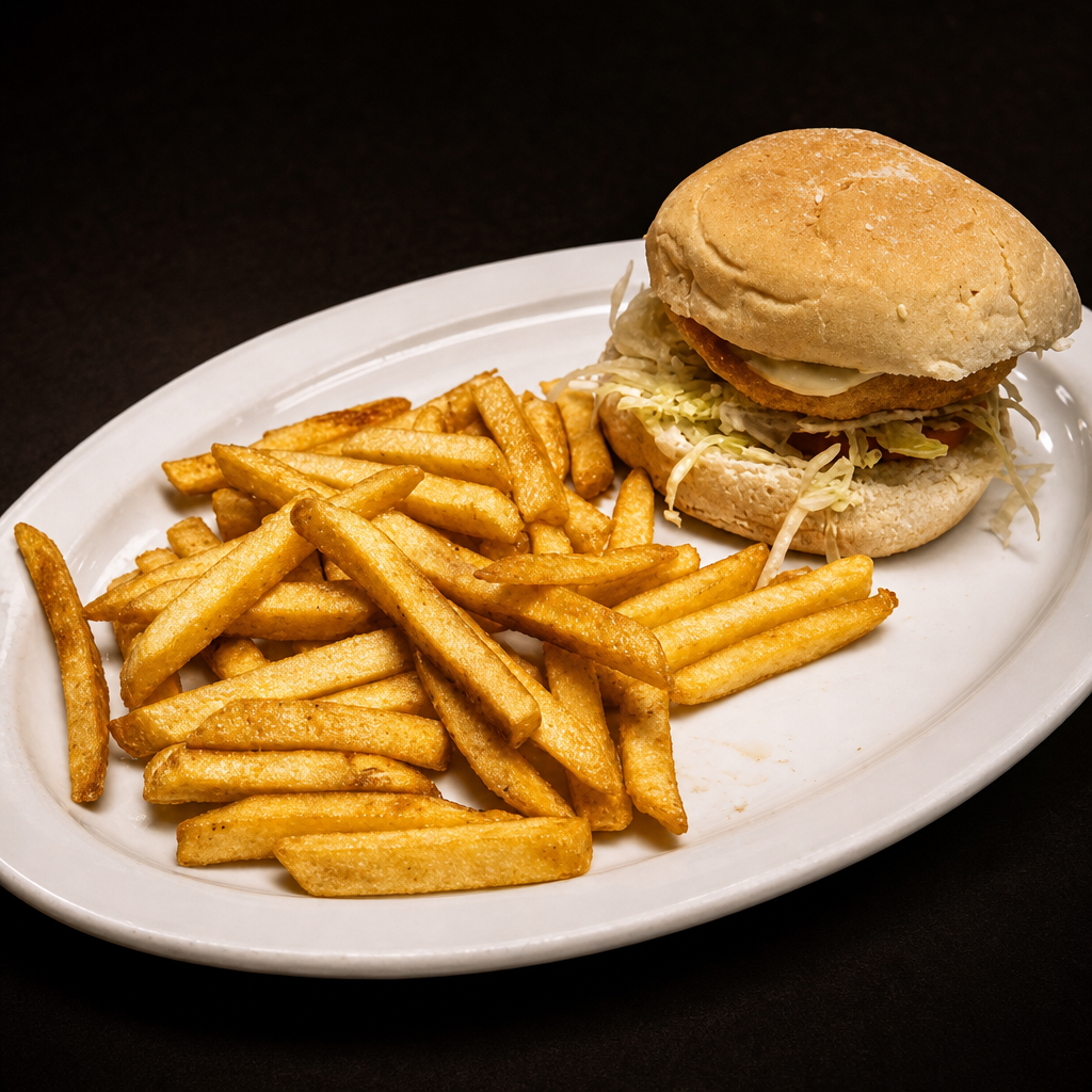 Alaska Salmon Burger.