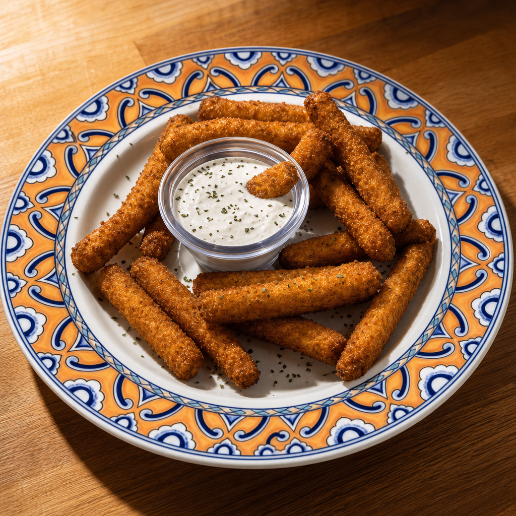 Breaded Zucchini.