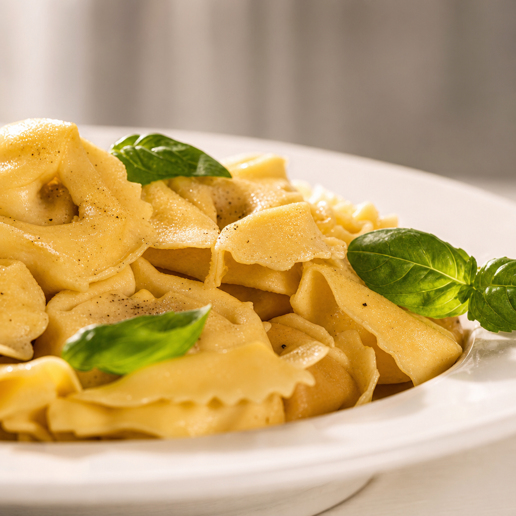 Cheese Tortellini in Alfredo Sauce (Pasta).