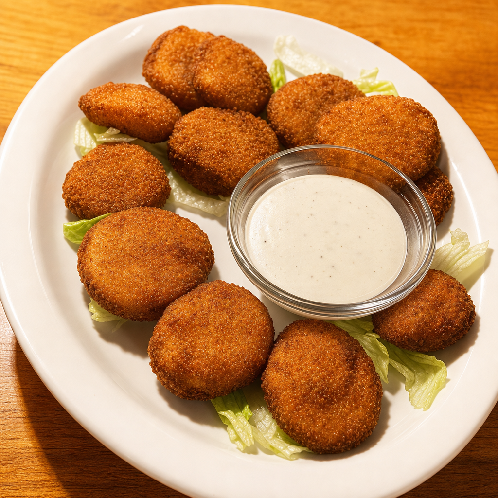 Fried Pickles Chips.