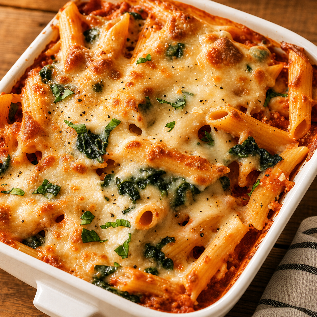 Baked Ziti Lunch.