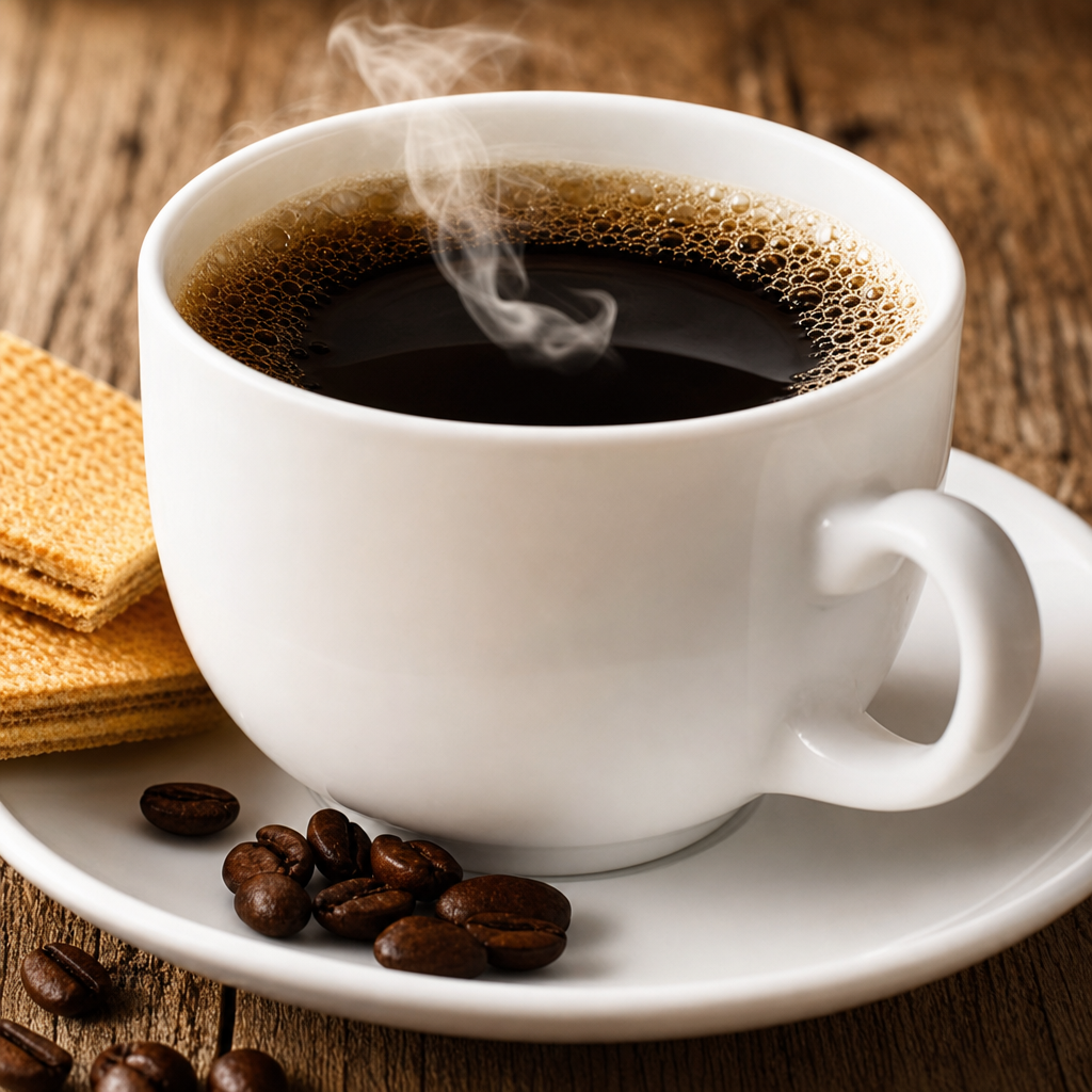 Hot Regular Coffee.