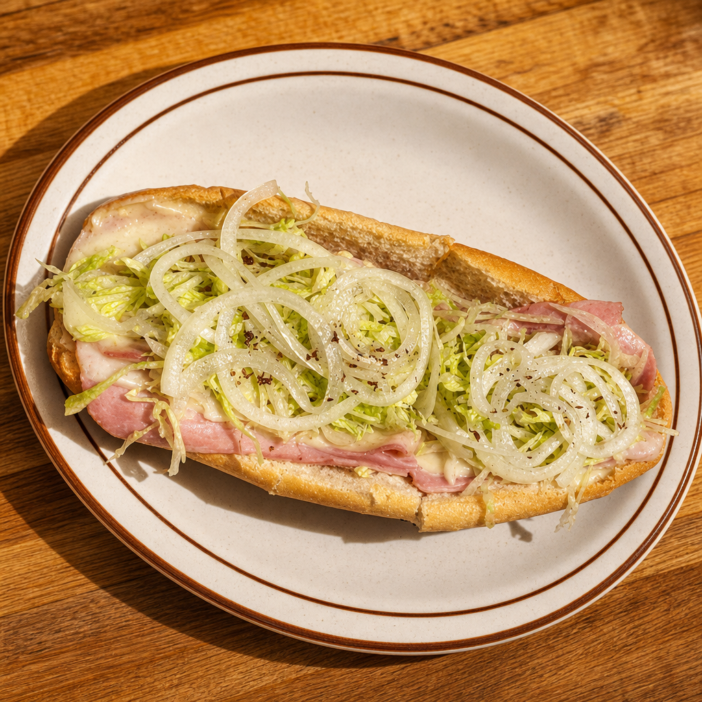 Ham & Cheese Sub.