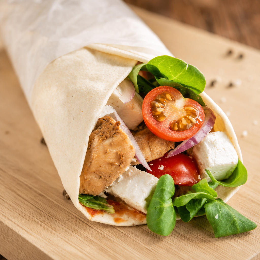 Chicken Caesar Wrap.