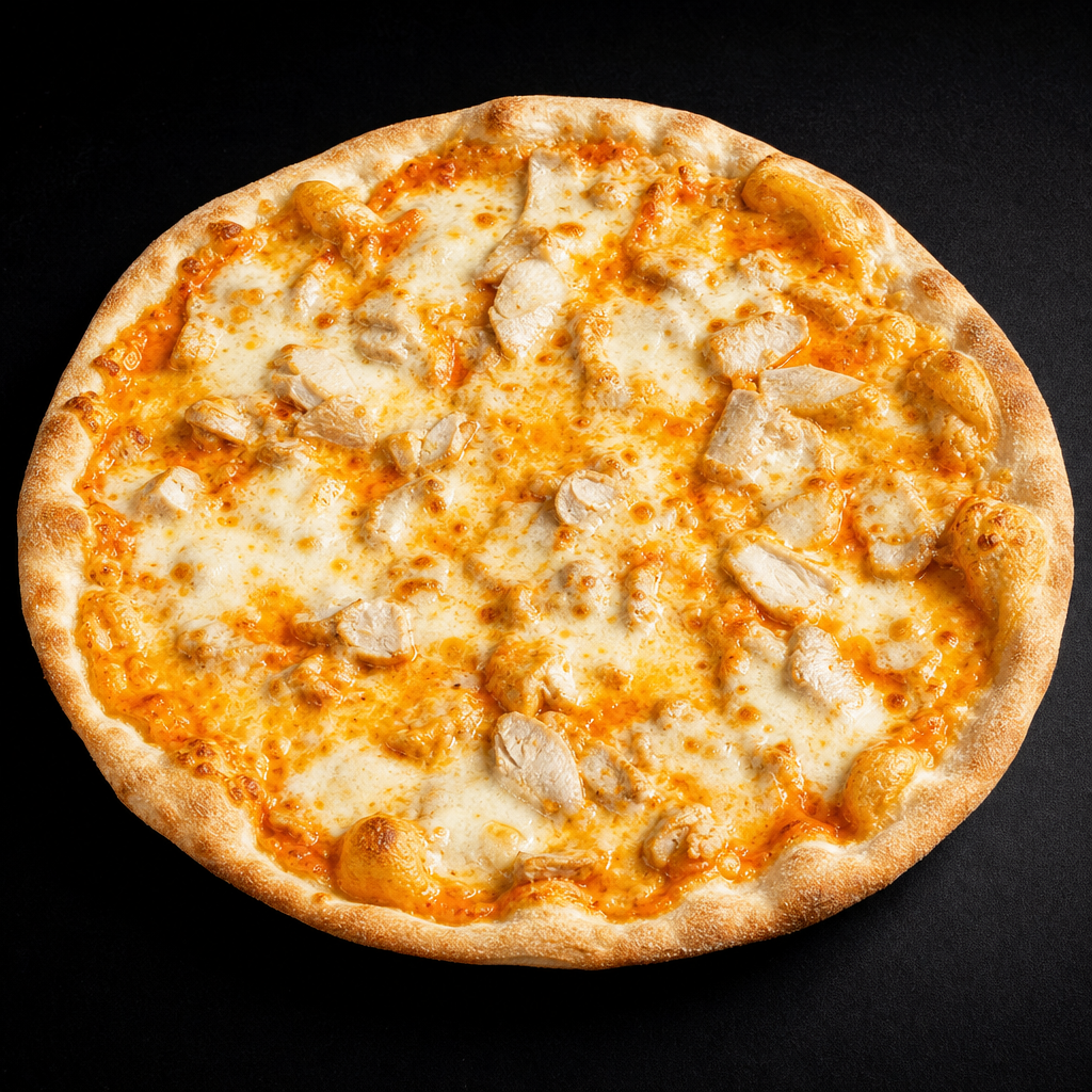 Chicken Buffalo Pizza.