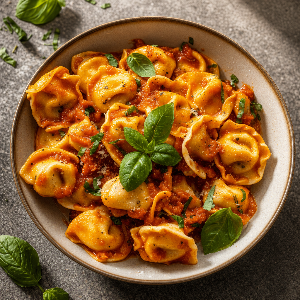 Cheese Tortellini in Marinara Sauce Lunch (Pasta).