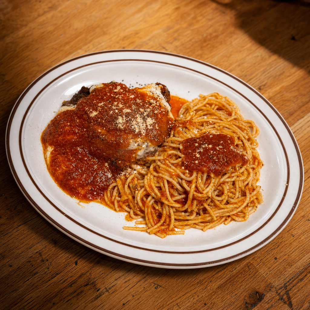 Eggplant Parmigiana.