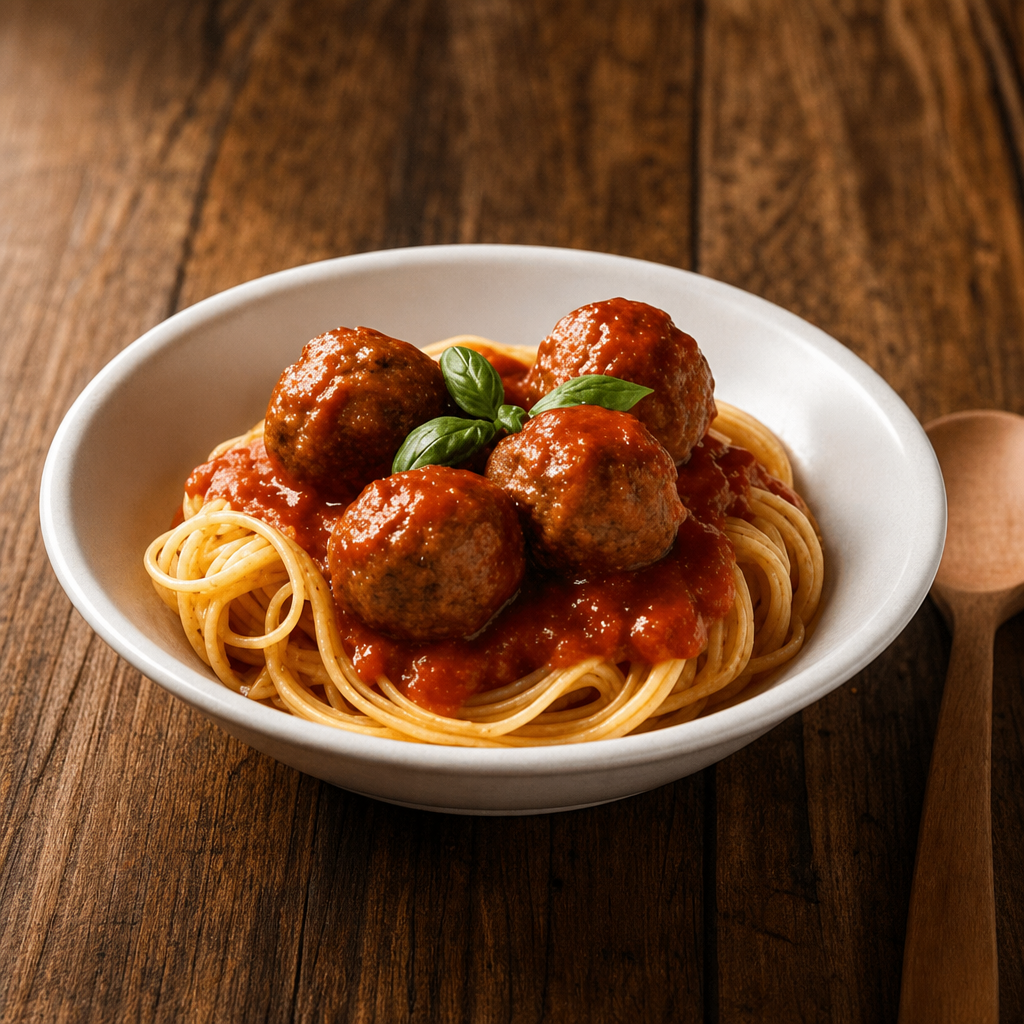 Pasta with Meatballs.