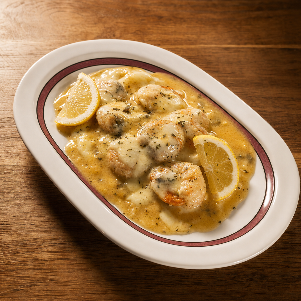 Shrimp Napoli.