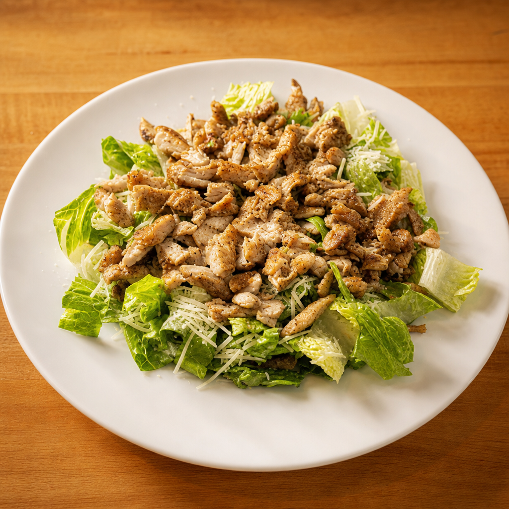 Caesar Salad with Grilled Chicken.