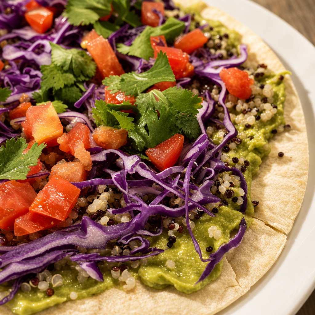 Gluten Free Avocado Pizza.