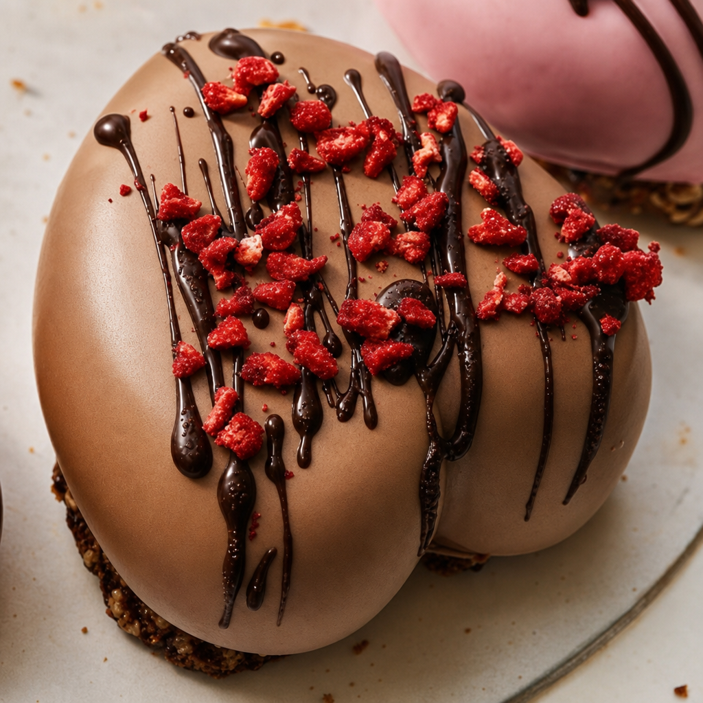Raw Chocolate Heart Cake