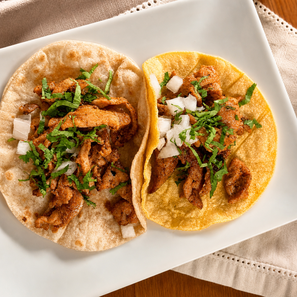Pollo Asado Taco.