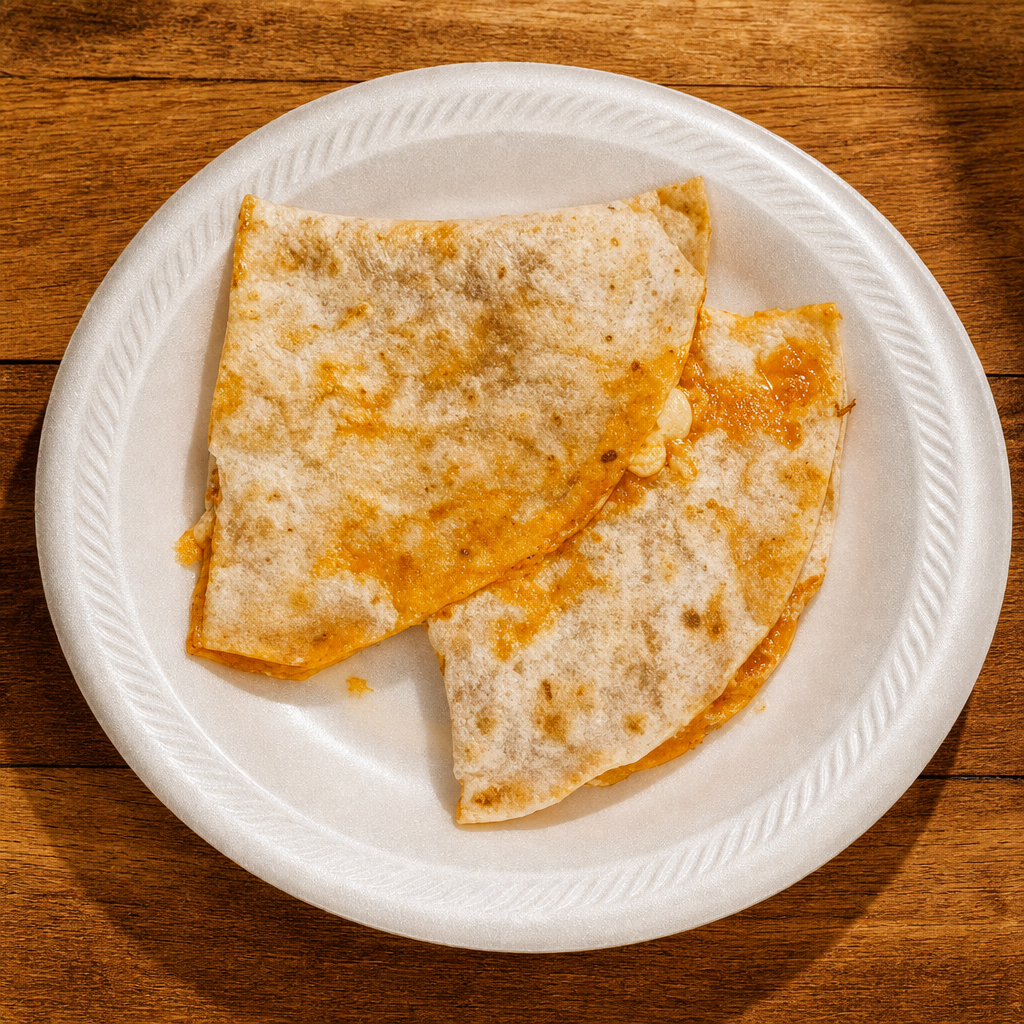 Flour Tortilla Quesadillas.