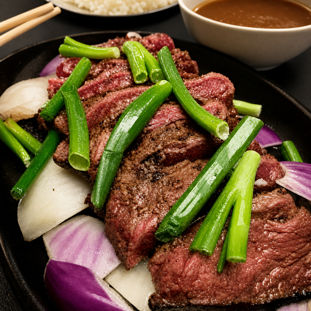 Bò "Filet Mignon" Sốt Tiêu Đen - Beef Filet Mignon" Black Pepper Sauce