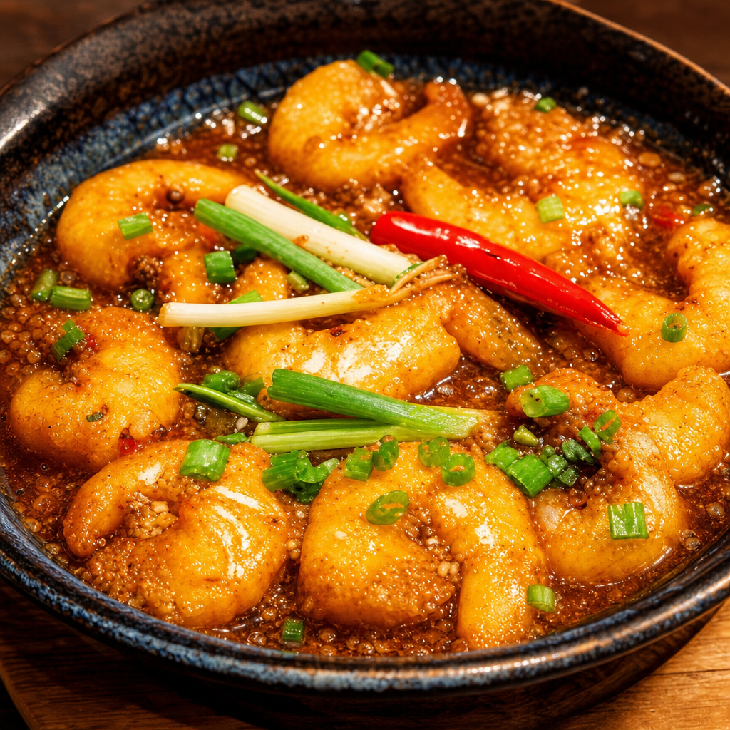 Tôm Rim Mặn - Shrimp at Seaside