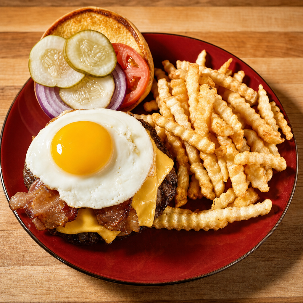 Heart Attack Burger.