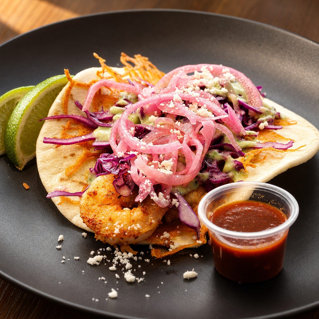 Shrimp Taco.