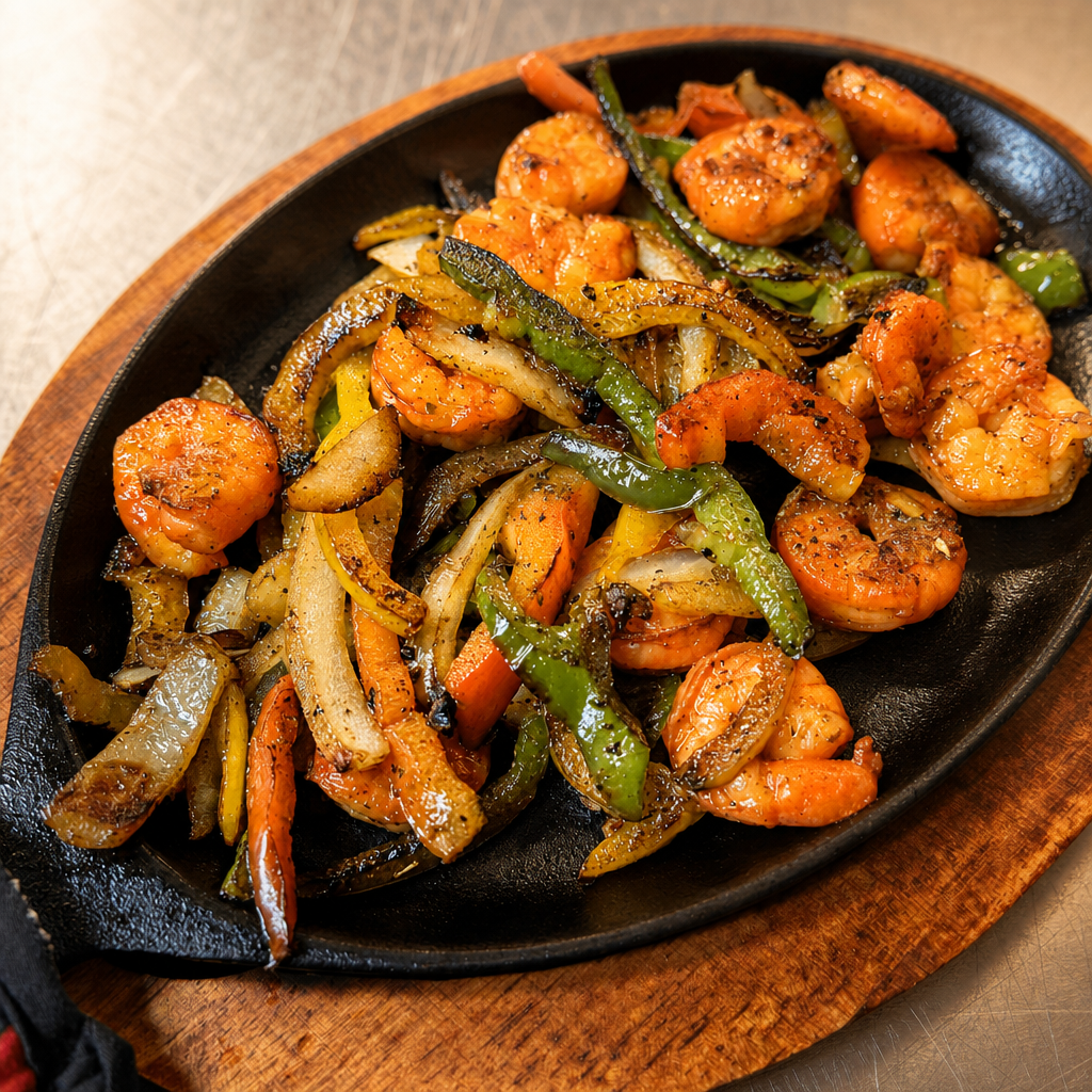 Shrimp Fajitas.