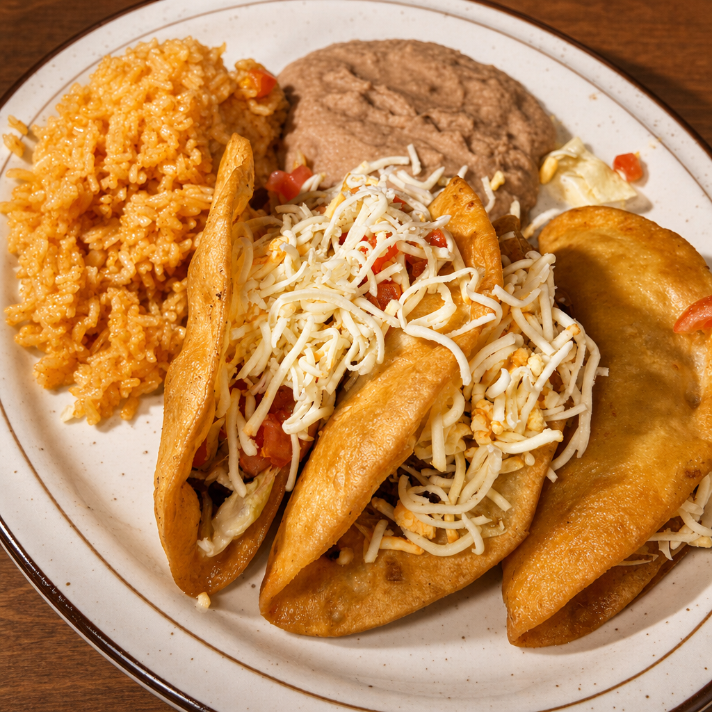 Dinner Flour Tacos.