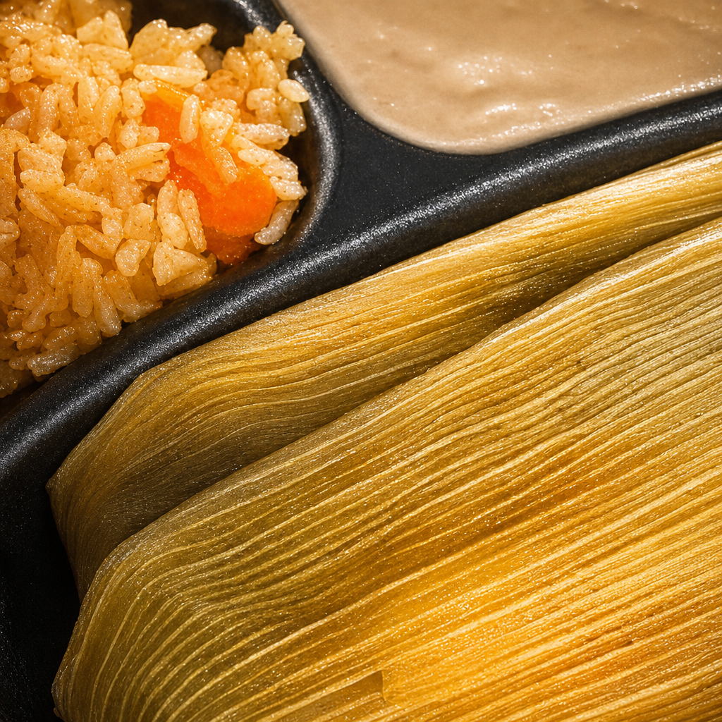 Lunch Pork Tamales.