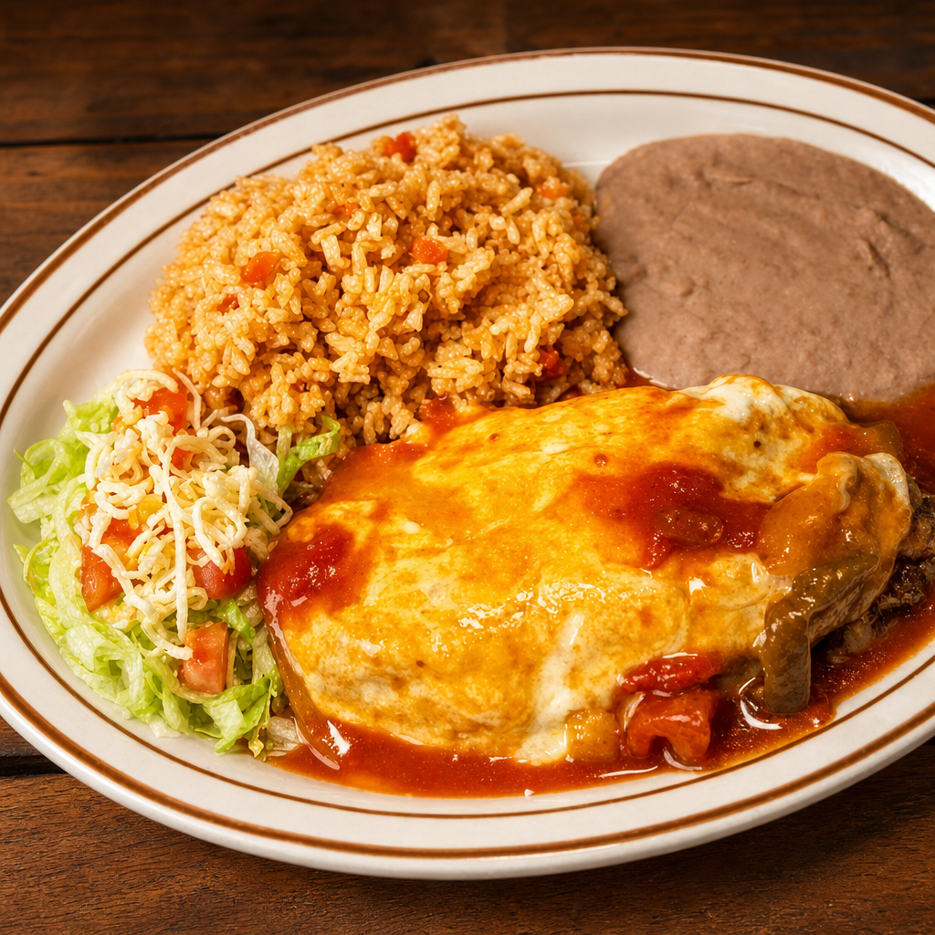 Dinner Chile Relleno.