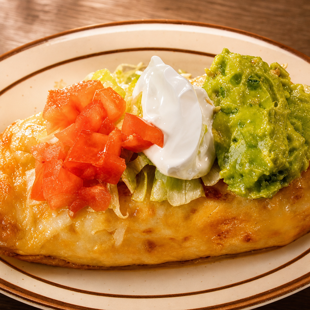 6 Chimichangas.