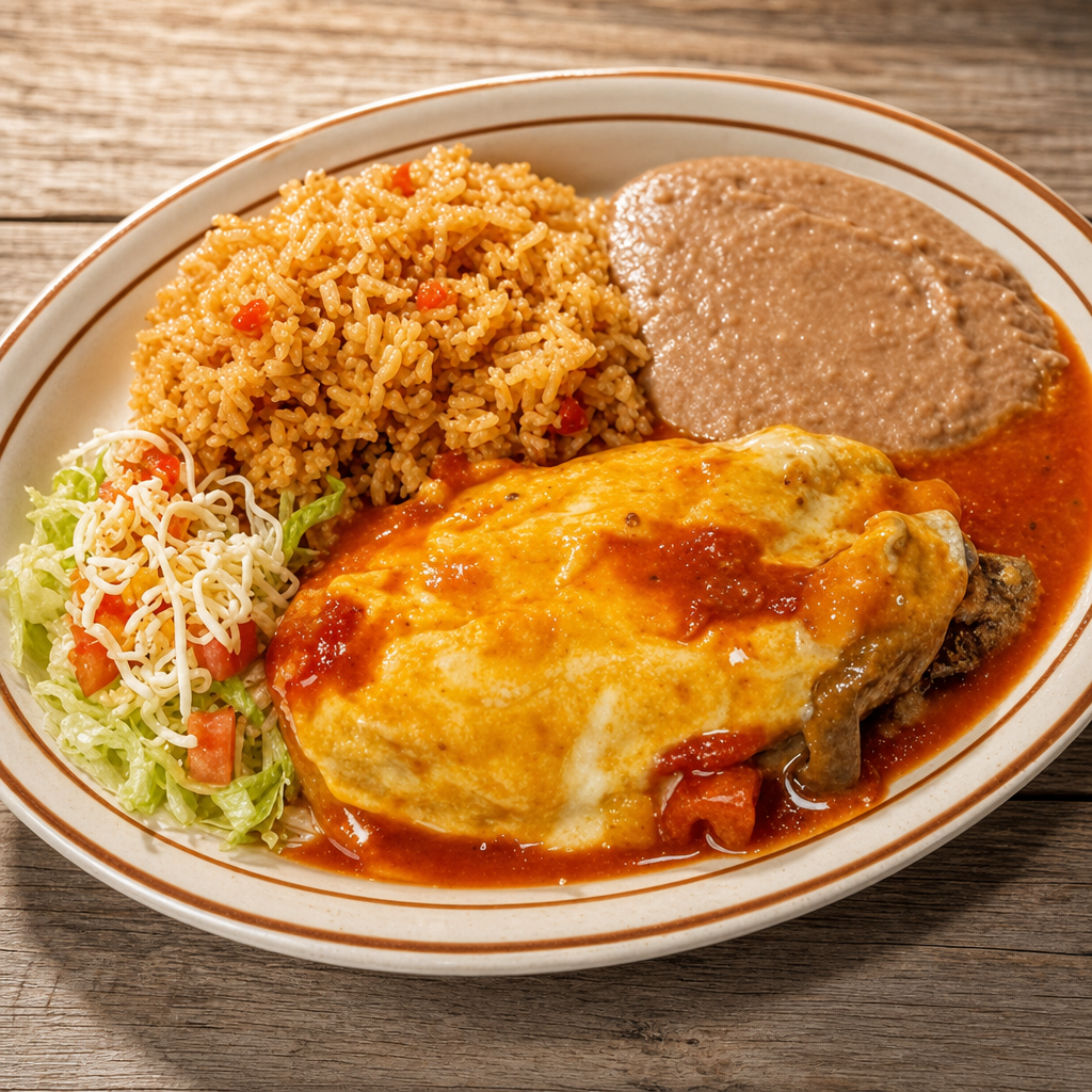 Lunch Chile Relleno.