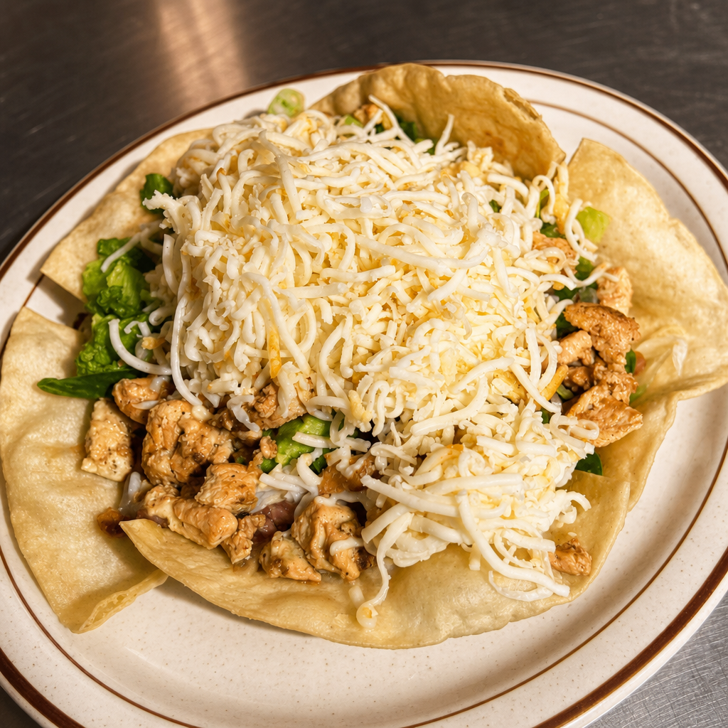 Grilled Chicken Taco Salad.
