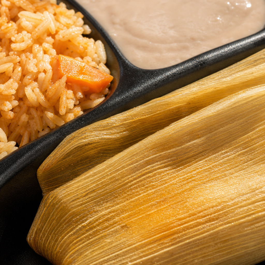 Dinner Pork Tamales.