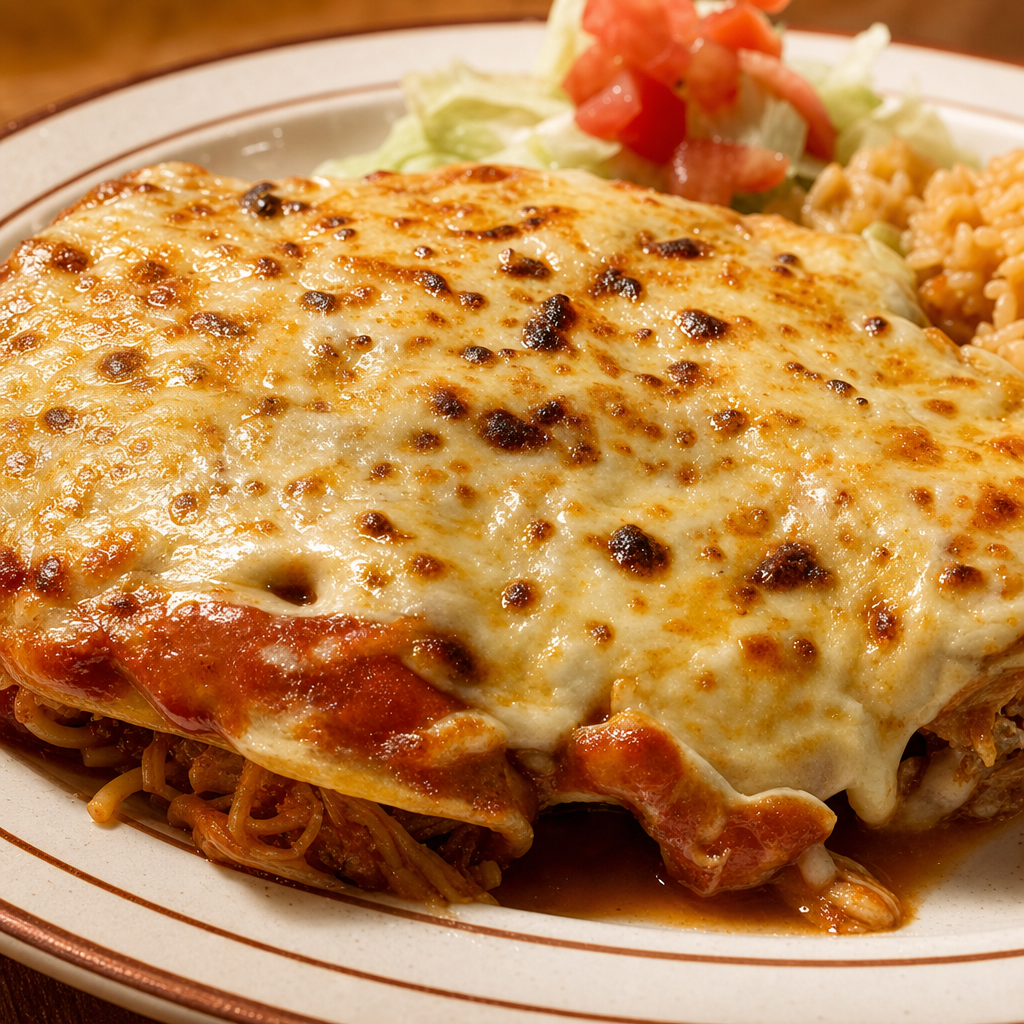 Lunch Enchiladas.