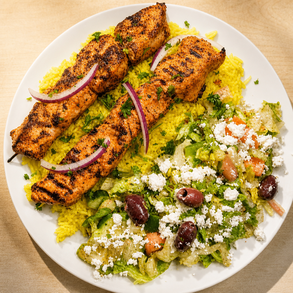 Chicken Kabob Plate