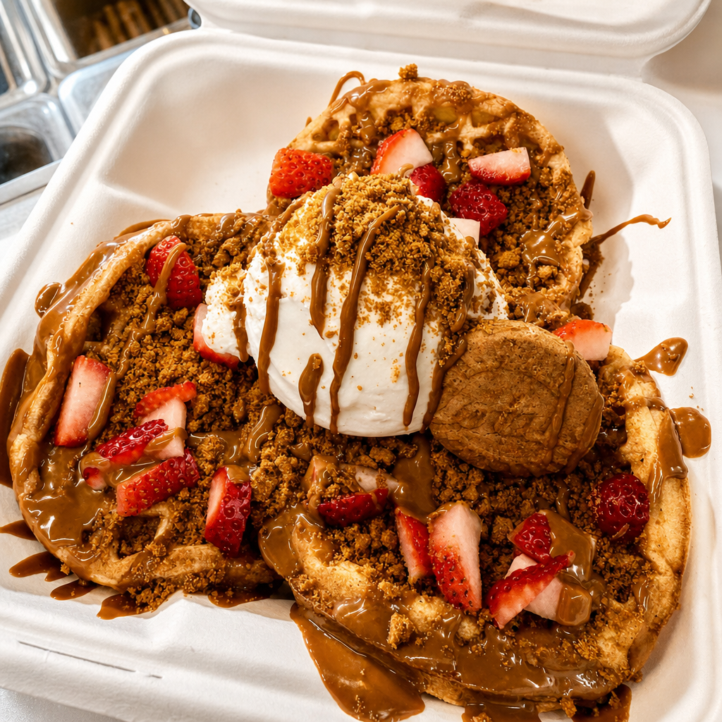 Waffles Biscoff.