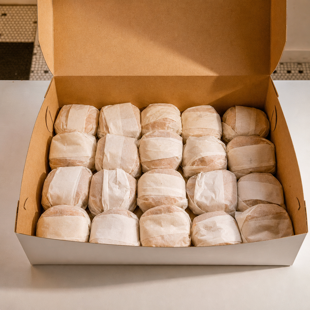 Party Pack Cheese Burgers (24 count).